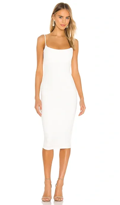 Nookie Bailey Midi Dress In White