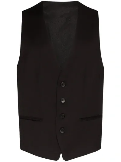 Hugo Boss Wilson Suit Waistcoat In Black