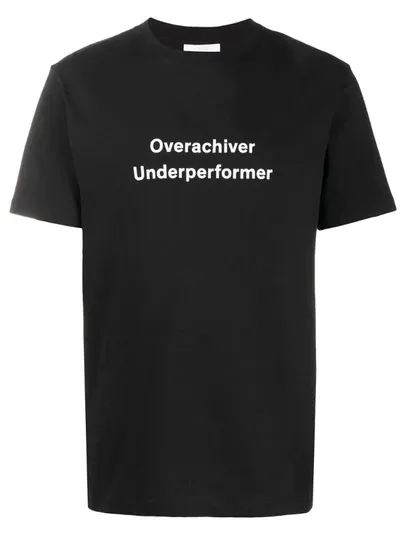 Soulland Leroy Overachiver Underperformer T-shirt In Black