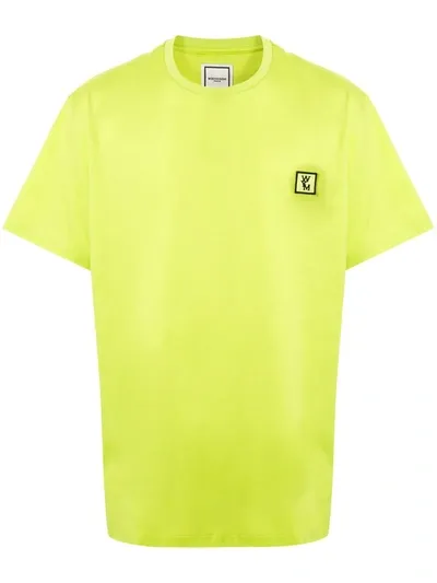 Wooyoungmi Logo-print Crew Neck T-shirt In Green