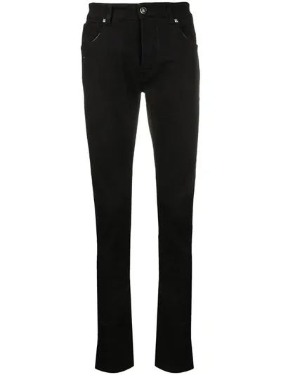 John Richmond Denim Slim Fit Jeans In Black