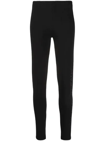 Calvin Klein Jeans Est.1978 Logo-print Leggings In Black