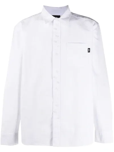 Stussy Poplin Shirt In White