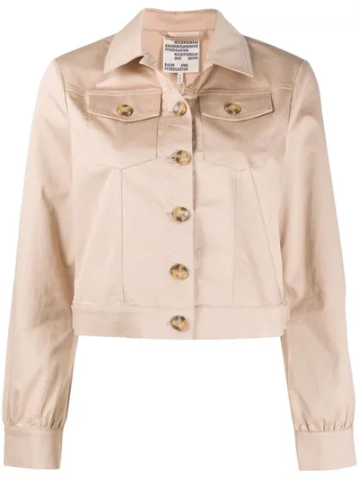 Baum Und Pferdgarten Fitted Two-pocket Jacket In Neutrals