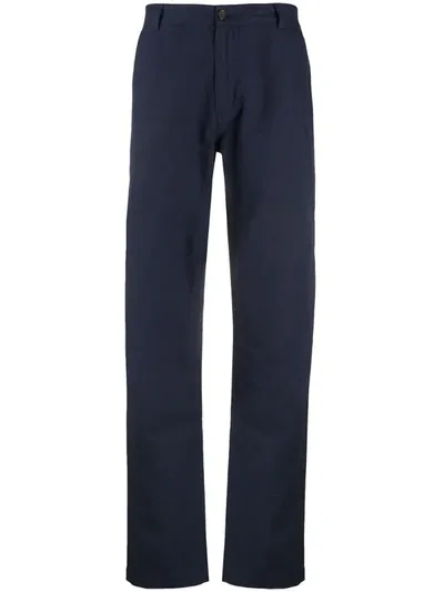 Universal Works Aston Straight Leg Chinos In Blue