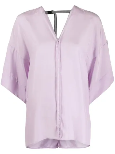 A.f.vandevorst Agent Blouse In Purple