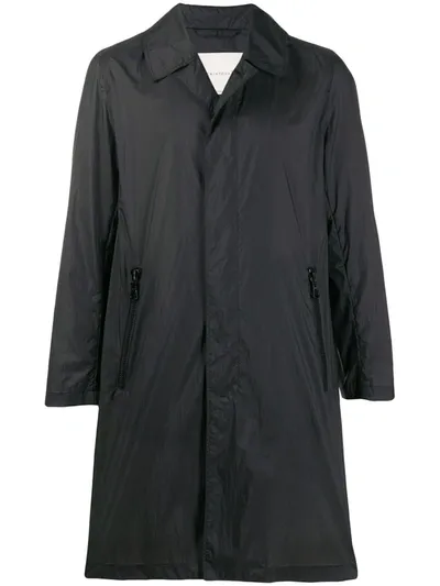 Mackintosh Dunkled Ripstop Coat In Black