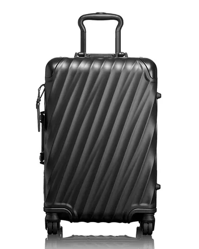 Tumi 19 Degree Aluminum International Carry-on In Matte Black