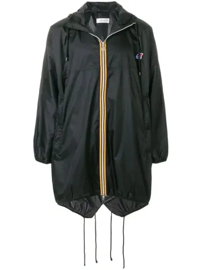 Faith Connexion Black K-way Edition Tailcoat Parka