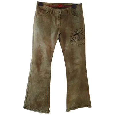 Pre-owned Hugo Boss Large Pants In Khaki