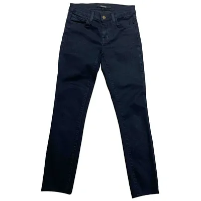 Pre-owned J Brand Slim Jeans In Navy