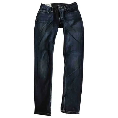 Pre-owned Dondup Slim Jeans In Blue