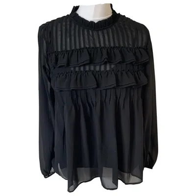 Pre-owned Velvet Black Viscose Top