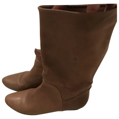 Pre-owned Buttero Brown Leather Boots