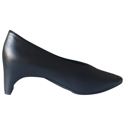 Pre-owned Pierre Hardy Leather Heels In Black