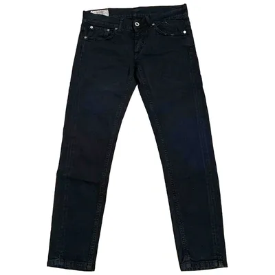 Pre-owned Dondup Slim Jeans In Black