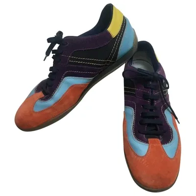 Pre-owned Hugo Boss Low Trainers In Multicolour