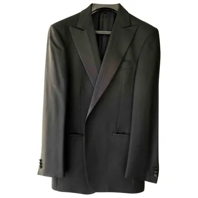 Pre-owned Pal Zileri Wool Suit In Black