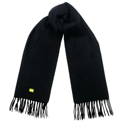 Pre-owned Sonia Rykiel Wool Scarf In Black