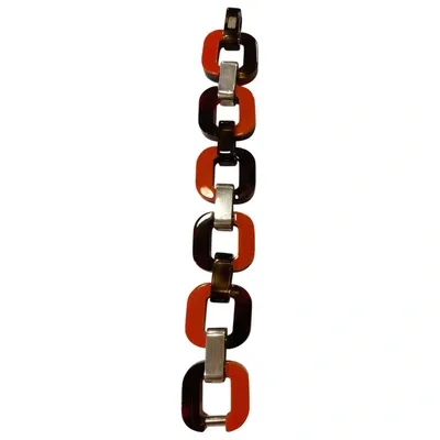 Pre-owned Nomadic State Of Mind Silver Bracelet In Orange