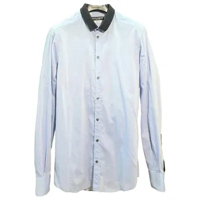 Pre-owned Dolce & Gabbana Shirt In Blue