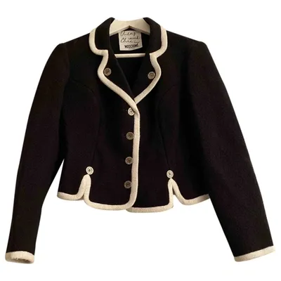 Pre-owned Moschino Cheap And Chic Wool Blazer In Black