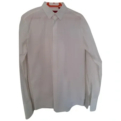 Pre-owned Hugo Boss Shirt In White