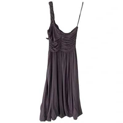 Pre-owned Derek Lam Silk Mini Dress In Purple