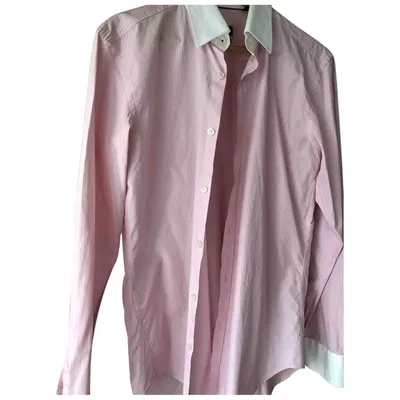 Pre-owned Hugo Boss Shirt In Pink