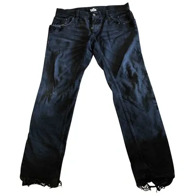 Pre-owned Dolce & Gabbana Straight Jeans In Black