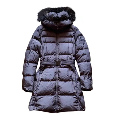 Pre-owned Add Puffer In Brown