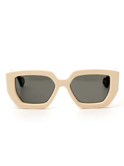 Gucci Eyewear Square Logo Sunglasses In Multi