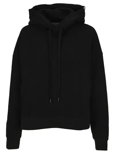 Maison Margiela Black Printed Writing Hoodie