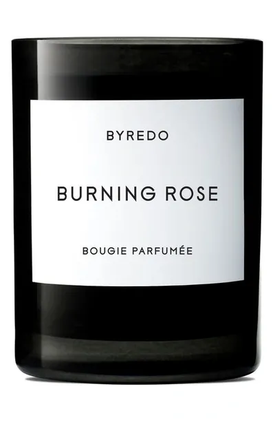 Byredo 8.5 Oz. Burning Rose Candle In N/a