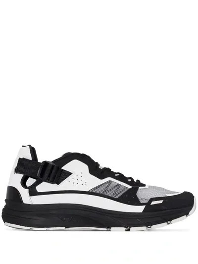 Salomon X Boris Bidjan Saberi Black And White Bamba 6 Sneakers In Grey