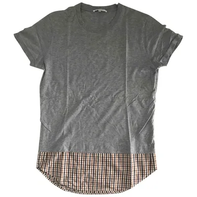 Pre-owned Carven Grey Cotton T-shirt