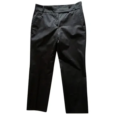 Pre-owned Hugo Boss Straight Pants In Black