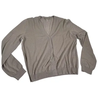 Pre-owned Bottega Veneta Cashmere Cardigan In Beige