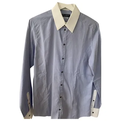 Pre-owned Dolce & Gabbana Shirt In Blue