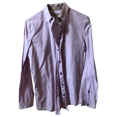 Pre-owned Burberry Shirt In Pink