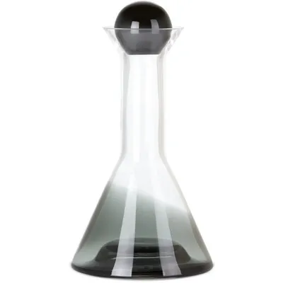 Tom Dixon Tank Glass Decanter 28cm In Black