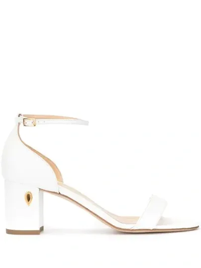 Jennifer Chamandi Massimo Open-toe Sandals In White