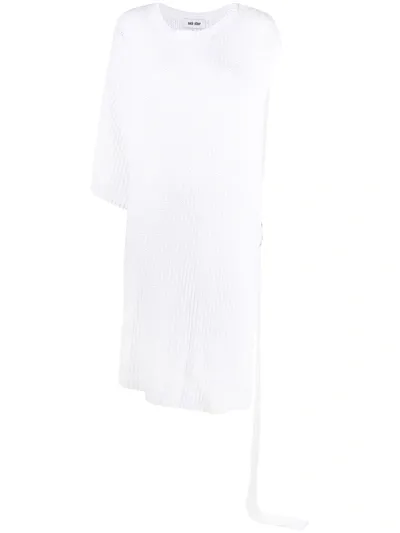 Each X Other Asymmetric Chunky-knit Jumper In White