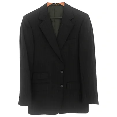 Pre-owned Gucci Wool Jacket In Black