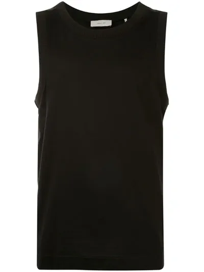 Cerruti 1881 Cotton Tank Top In Black