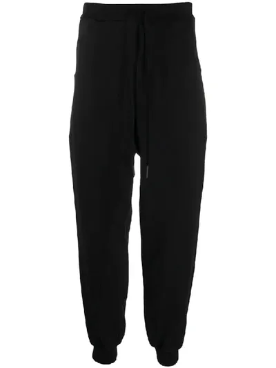 Andrea Ya'aqov Drawstring Track Trousers In Black