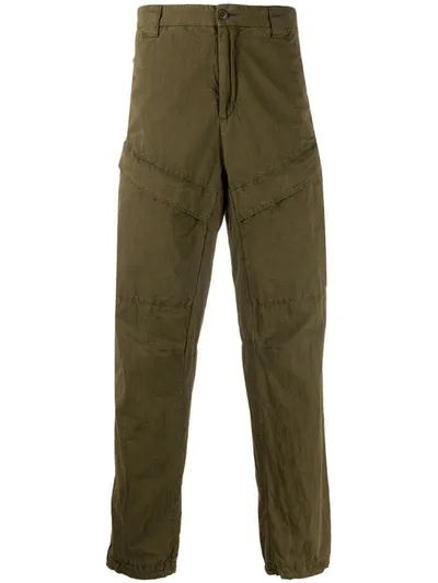 C.p. Company Tapered-leg Cargo Trousers In Green