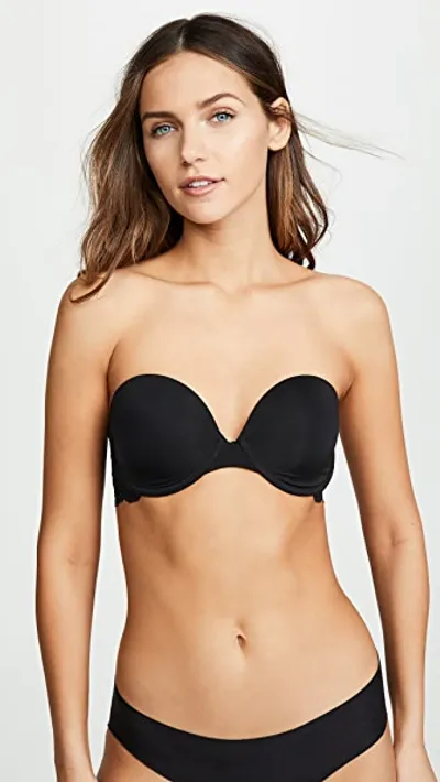 Skarlett Blue Goddess Multi-way Strapless Bra 329101 In Black