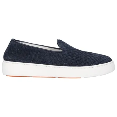 Santoni Low-top Sneakers 60665 In Blue