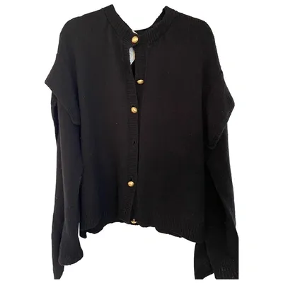 Pre-owned Philosophy Di Lorenzo Serafini Cashmere Cardigan In Black